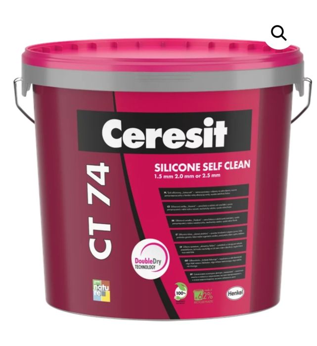 Tynk elewacyjny CT74 White Ice 25kg