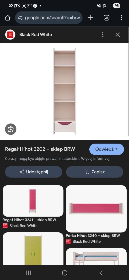Zestaw mebli dziecięcych BRW HIHOT