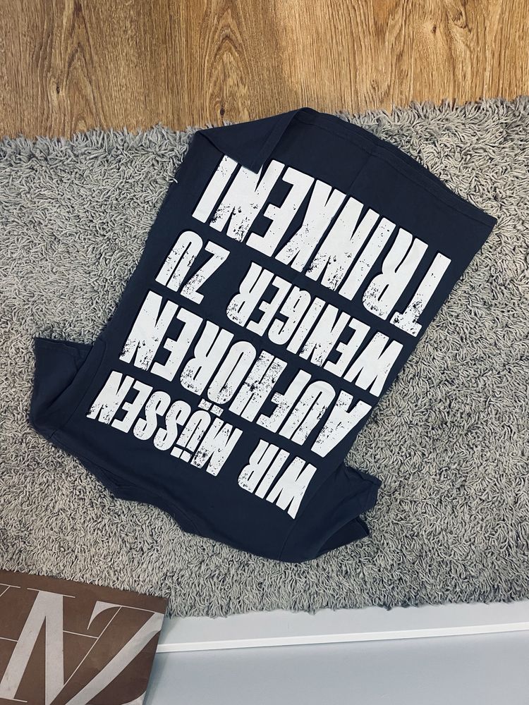 T-shirt meski z nadrukiem rozm S czaszka top meski