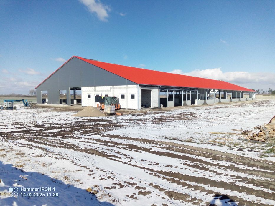 Konstrukcja stalowa hala wiata magazyn obora
