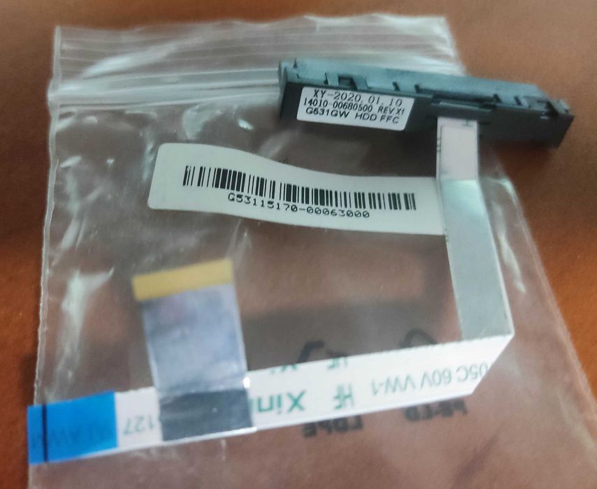 Шлейф підключення жорсткого диска для ноутбука Asus G531, FX531, PX531