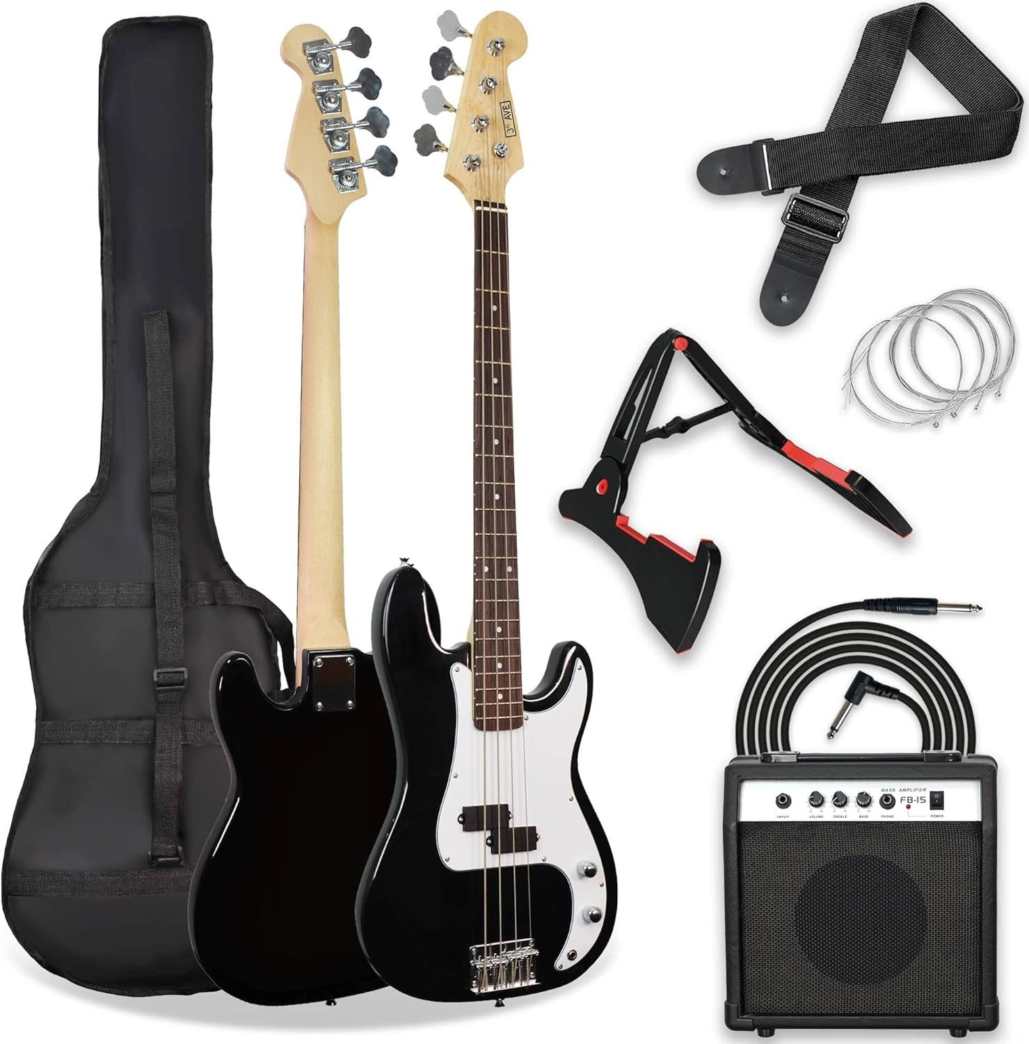 Gitara basowa elektryczna (4/4) dla początkujących