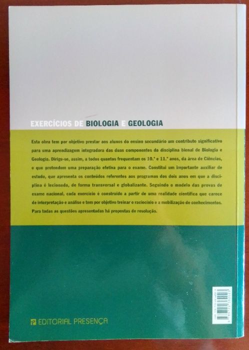 Preparação para exame:exercícios de Biologia e Geologia 10º e 11º anos