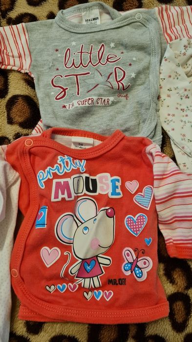 Zestaw ubranek 50 56 H&M dziewczynka