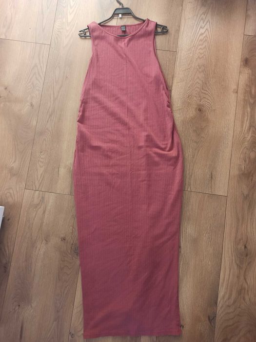 Długa sukienka róż