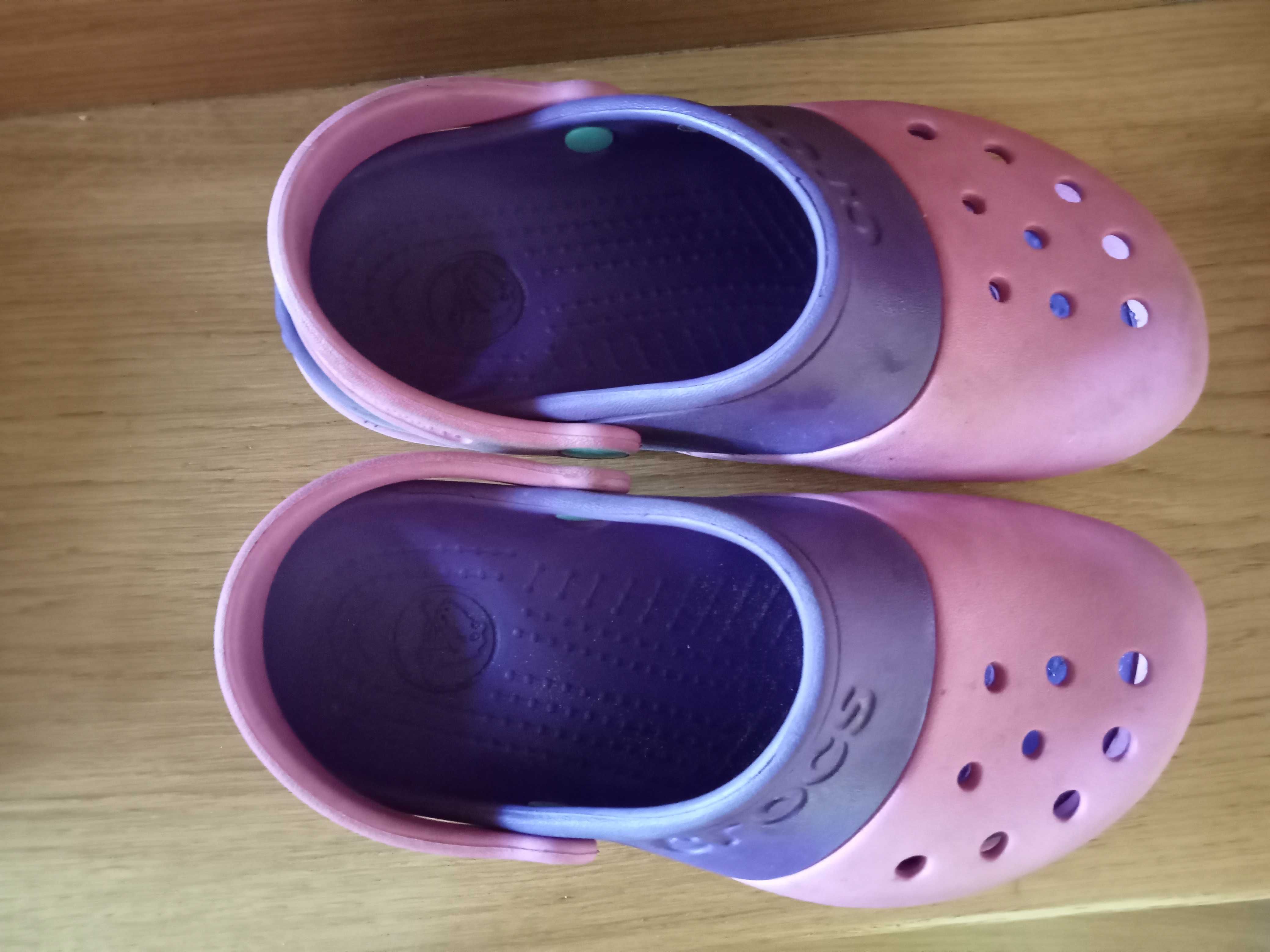 Jak nowe firmowe Crocs 31 32 klapki sandały dla dziewczynki