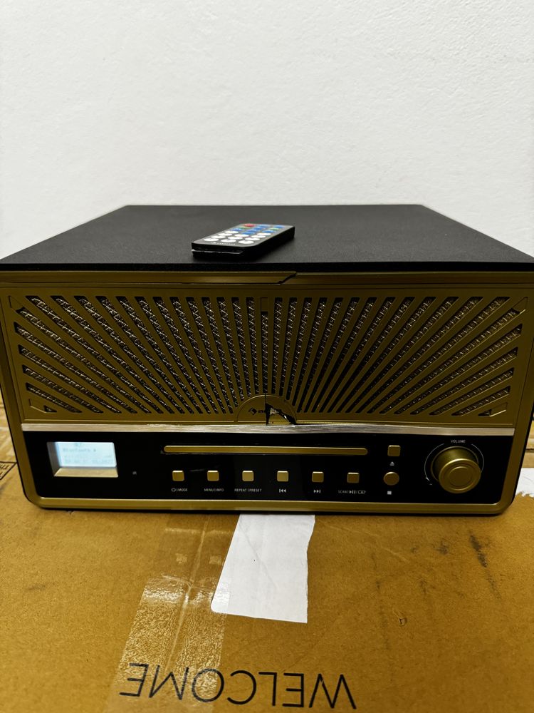 Radio Dab CD USB Auna Glastonbury wieża