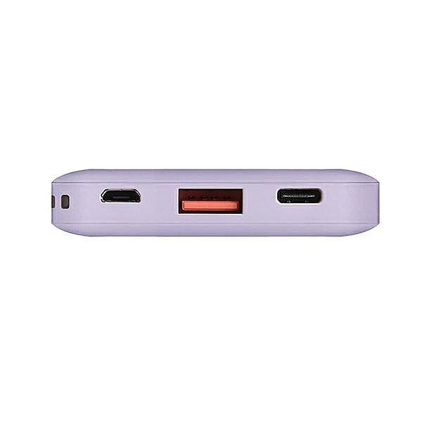 Powerbank UNIQ Fuele mini 8000mAh USB-C 18W PD Fast charge - lawendowy