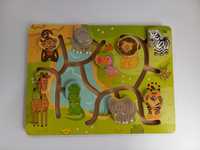 Puzzle Educativo de Madeira "A Selva"