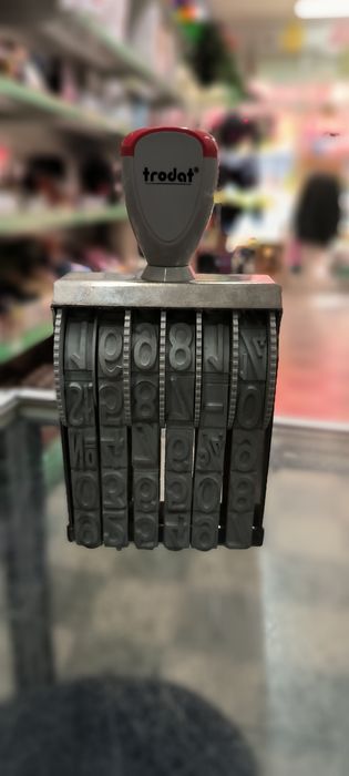 Carimbo datador novo