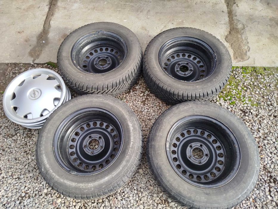 Koła zimowe 15",  5x110 opel.