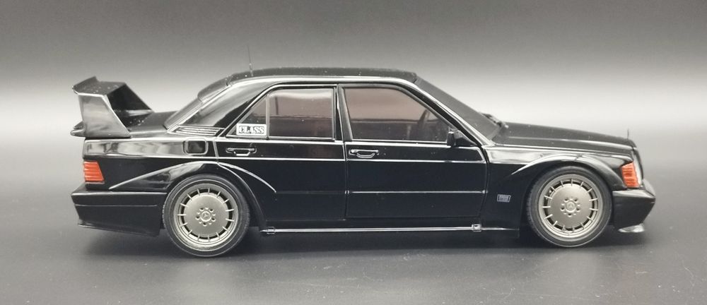 1:18 Solido 1990 Mercedes Benz 190E Evolution II EVO 2 Black Model