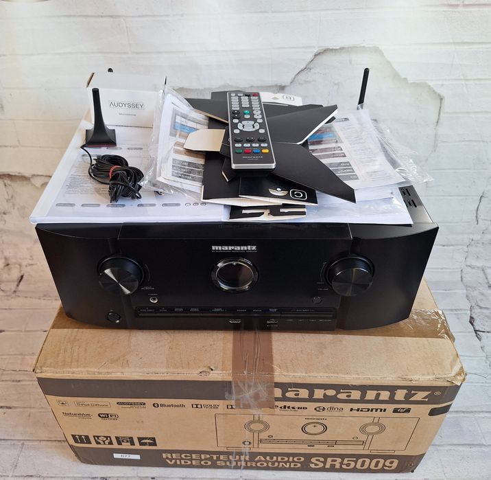 Marantz SR5009 Mocny 180W 7.2 Wi-fi Bt 4k  Atmos  net radio