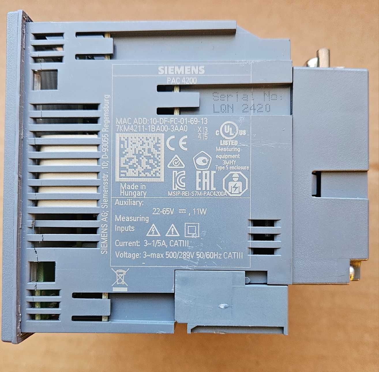 Sentron PAC4200 PN i DP.