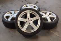 17" 7J 4x100 Komplet alufelg z oponami zimowymi. Toyota Suzuki Ford Op