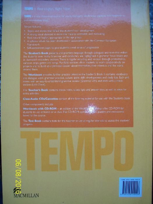 "Tempo 1" podręcznik do języka angielskiego