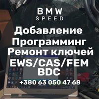 Привязка, программирование, ремонт ключей BMW (EWS/CAS/FEM/BDC)