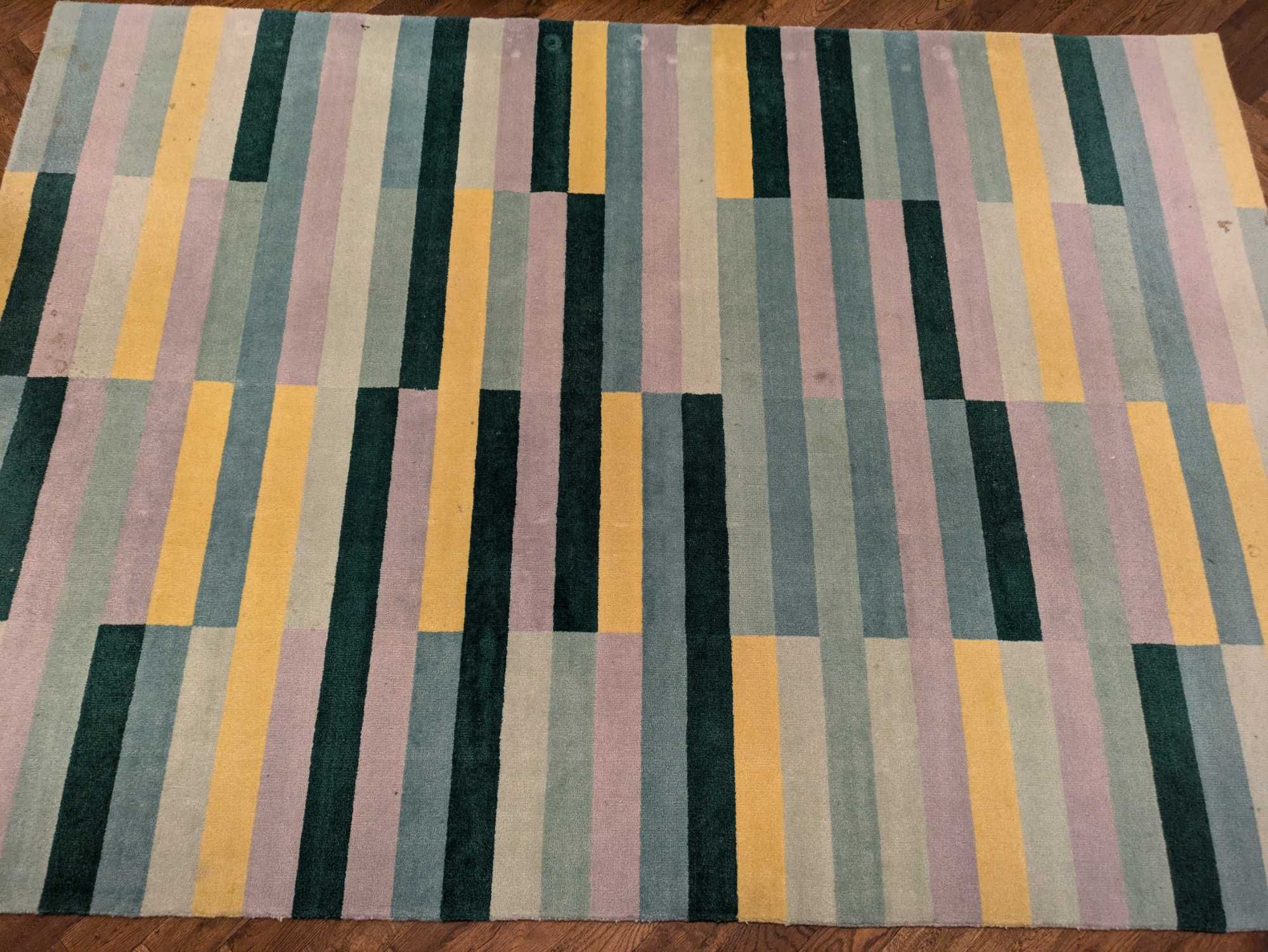 IKEA KRONGE Dywan z krótkim włosiem 170x240 cm naturalny wełniany
