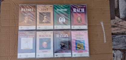 Cassetes de música clássica novas e seladas valor unitário