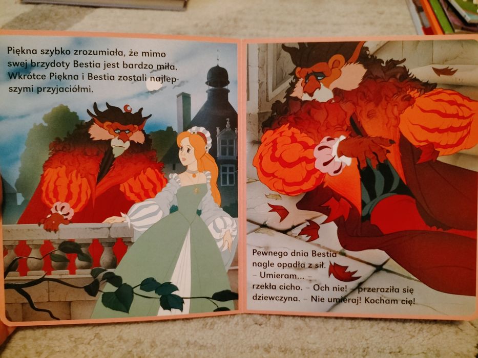 Książeczka pt "Piękna i bestia"