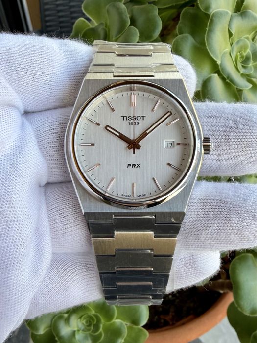 Tissot PRX 40mm Branco Perola NOVO