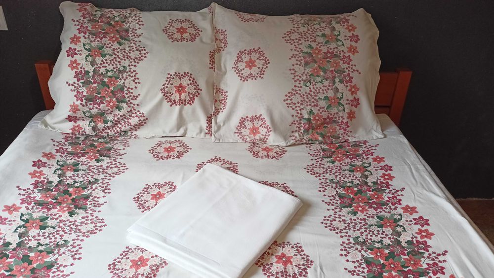 Pościel PRL, komplet 4 cz,, bawełna 160 x 200