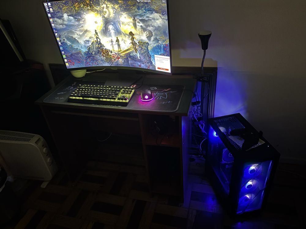 Pc gaming com setup completo