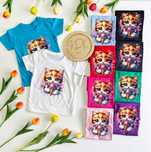 Koszulka z kotkiem rozmiar 92-152cm kot bluzka t-shirt