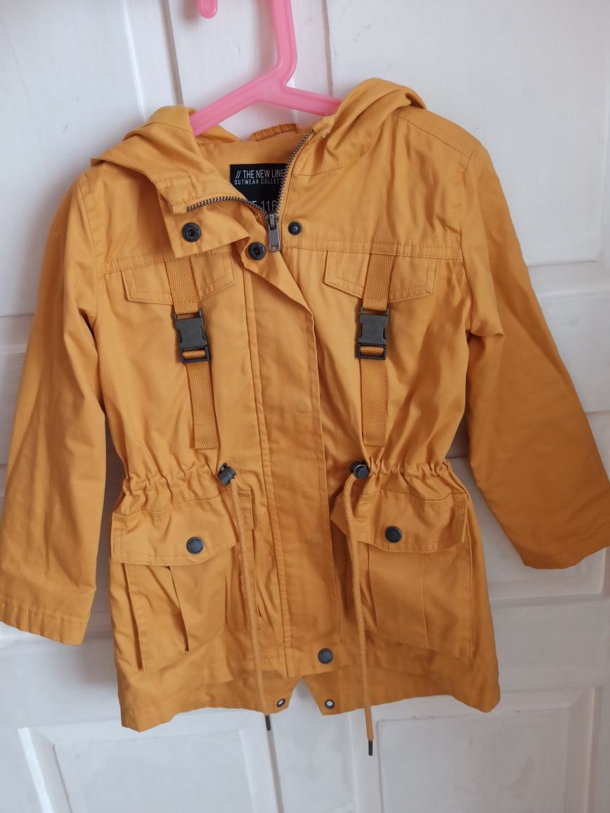 Parka kurteczka wiosenna musztardowa reserved rozm 116