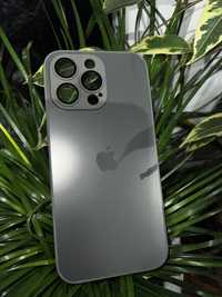 Чохол сріблястий Iphone 15 Pro Max із захистом камери