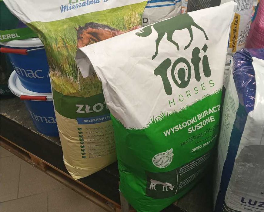 Tofi Horses wysłodki buraczane niemelasowane 20 kg konie alpaki