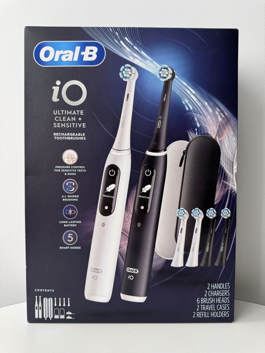 Набір 2 шт. електрична зубна щітка Oral-b iO Duo Pack Series 2 5 6 7 9