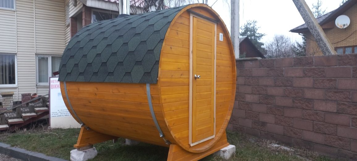 Вироби з еко деревини Баня Бочка