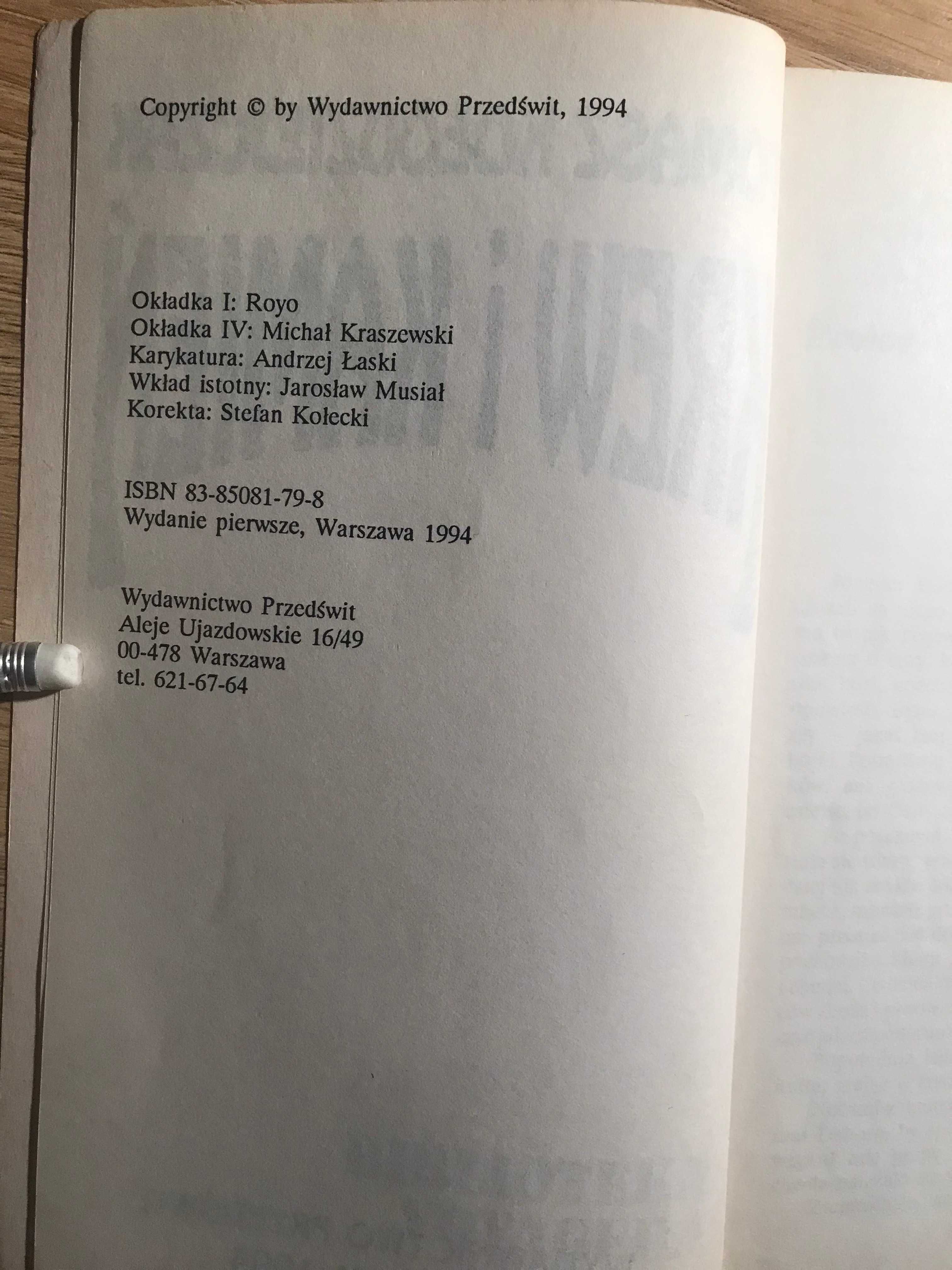 Krew i kamień Tomasz Kołodziejczak 1994 r.