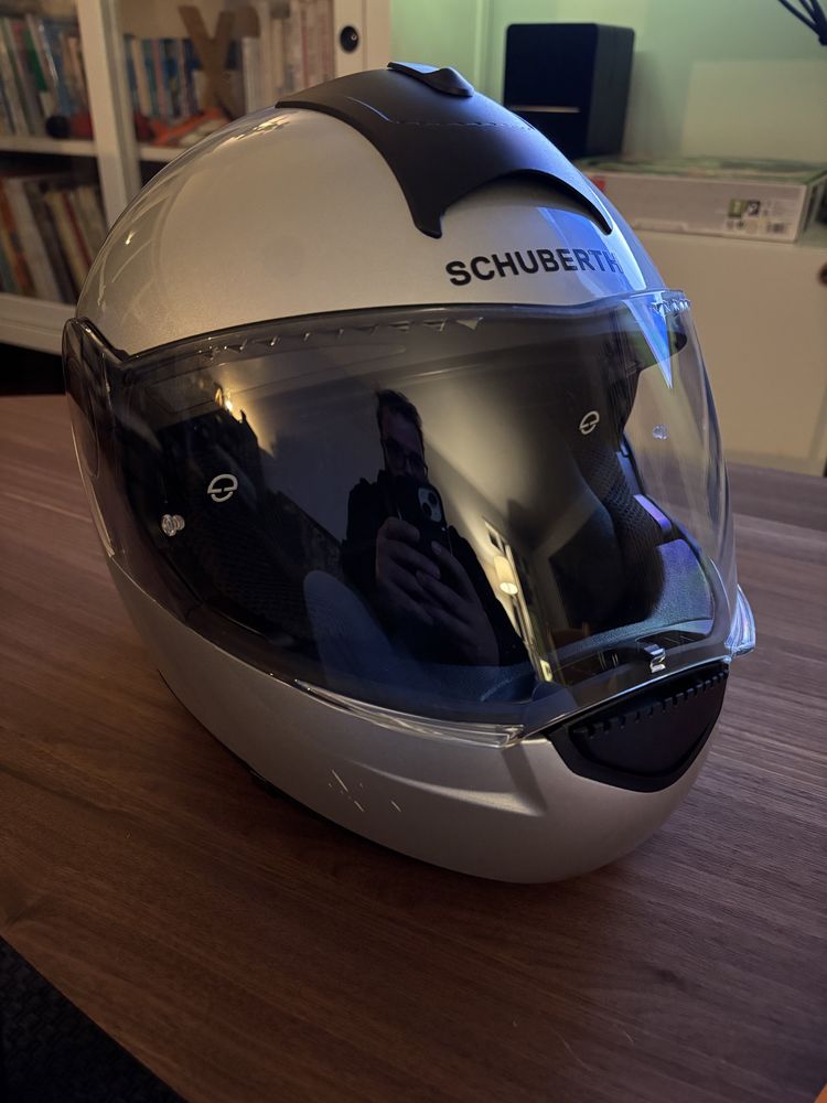 Capacete Schuberth C3 Basic - Tamanho XS - Cinza Prata