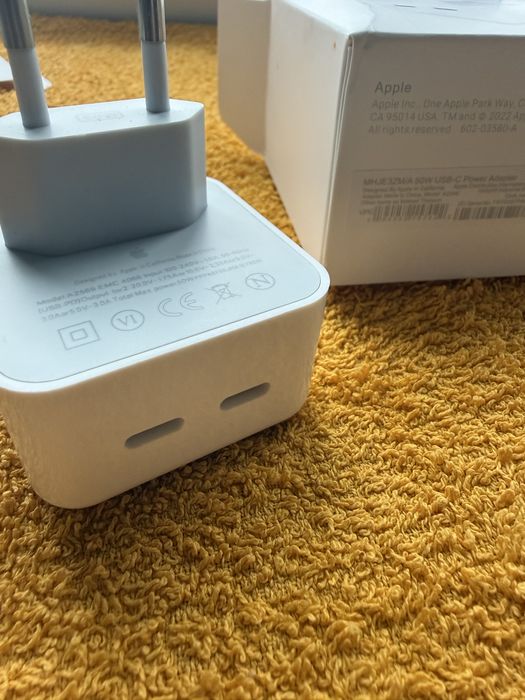 Блок 50W Apple адаптер питания USB c+c быстрая