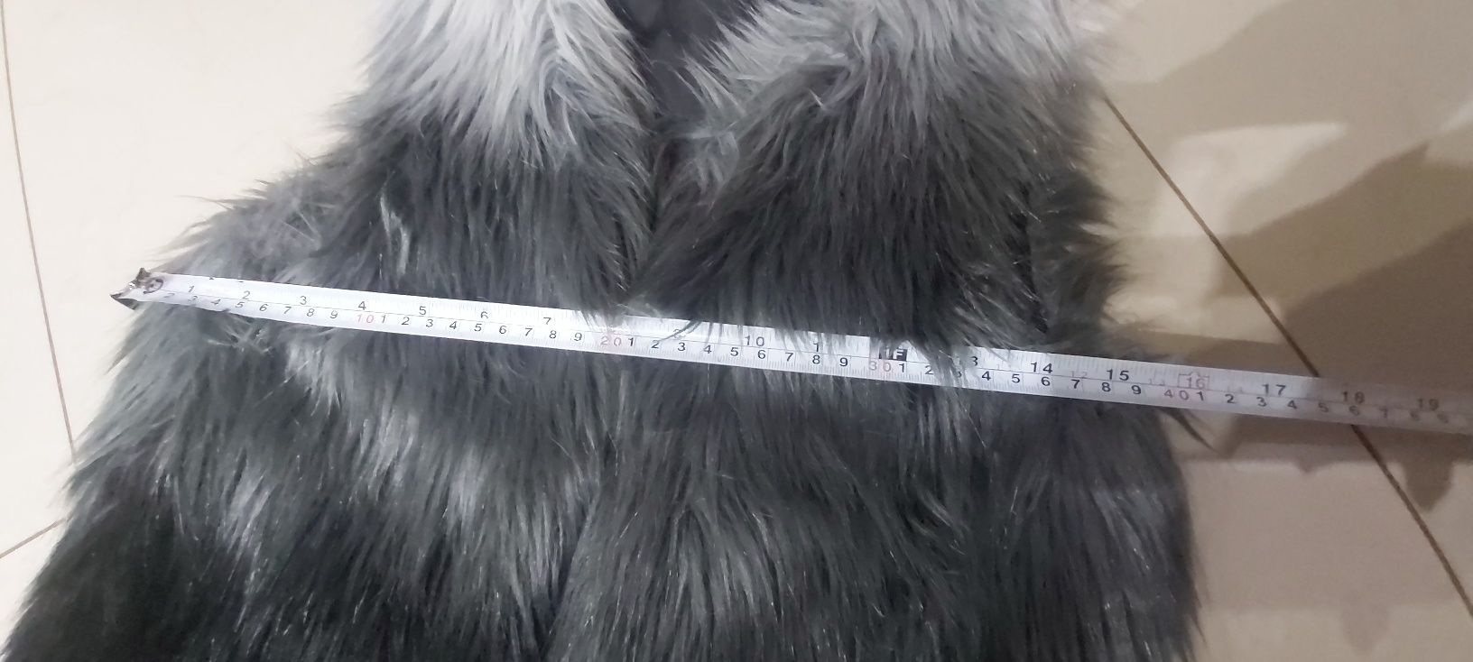 Kamizelka futerko  ocieplacz 116cm