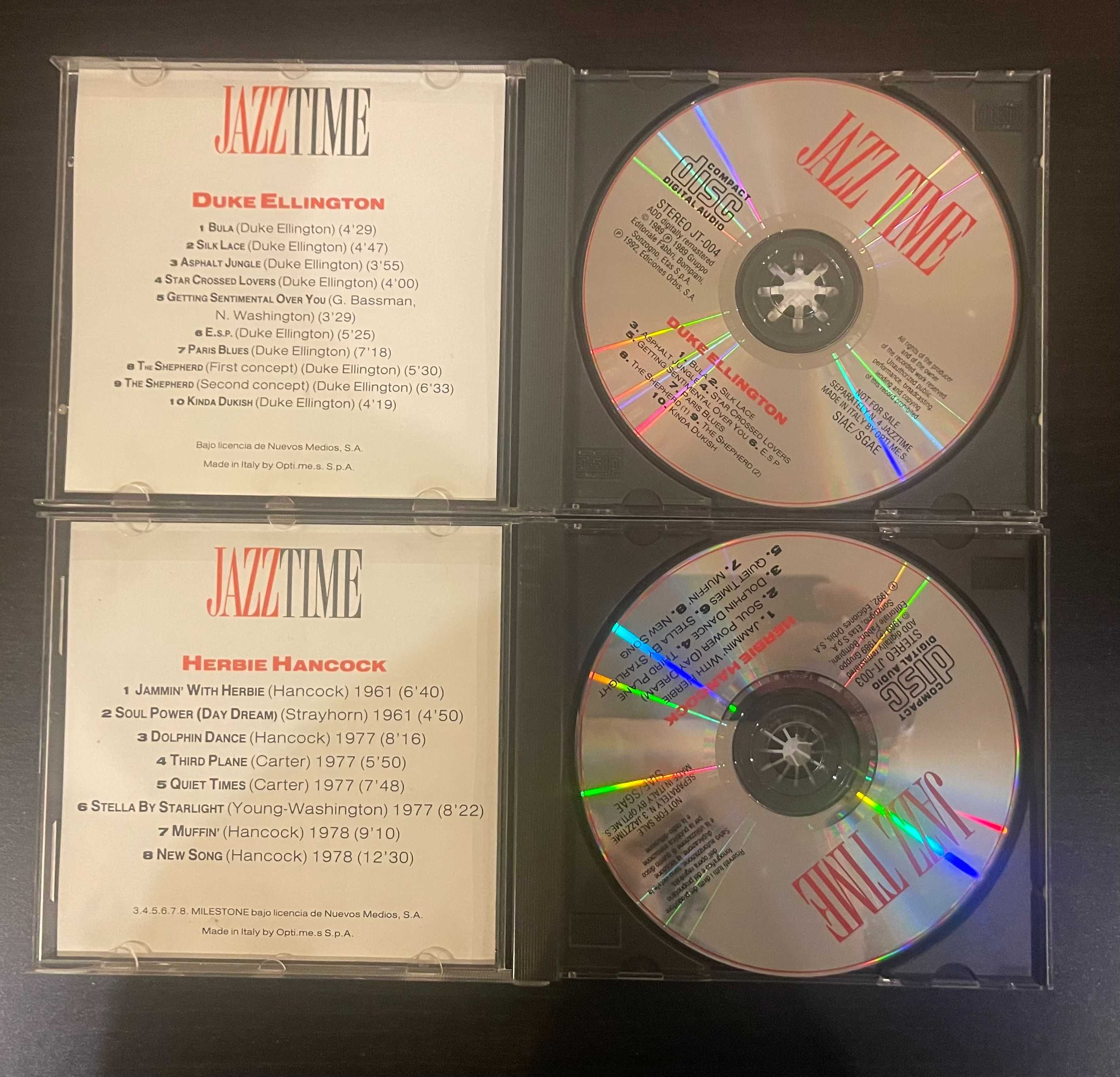 2 cd's da coleção "Jazz Time"