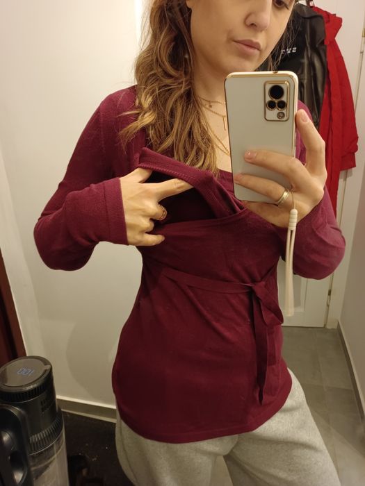 Sweter ciążowy i do karmienia r40/42