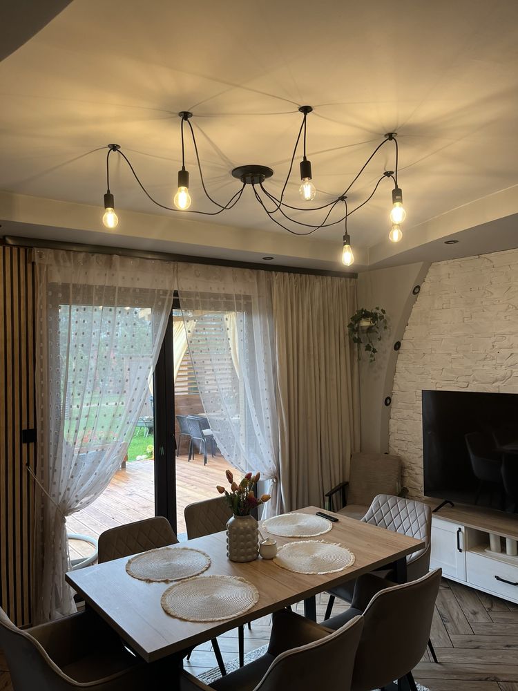 Lampa sufitowa + 6 zarowek