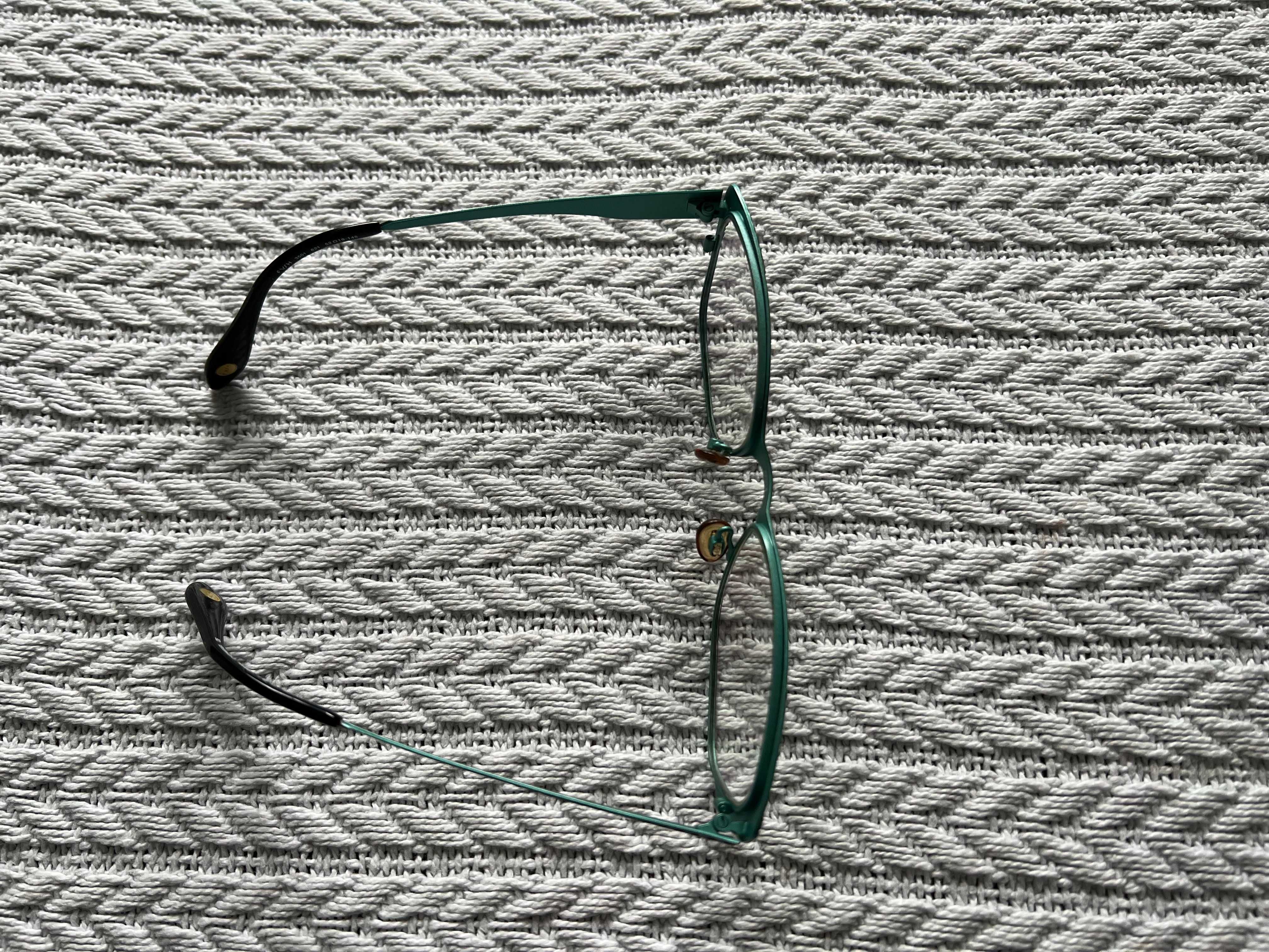 Morskie seledynowe okulary korekcyjne -0,25/-0,25