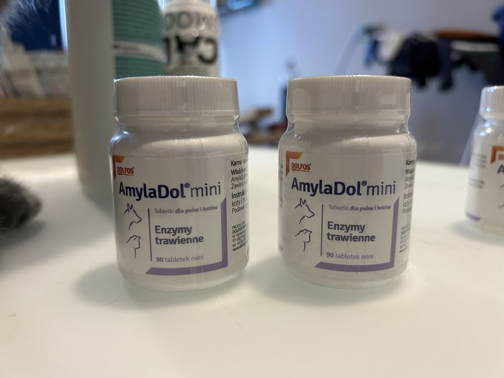 Amyladol mini 2x 90 tab. dla kota psa enzymy trawienne