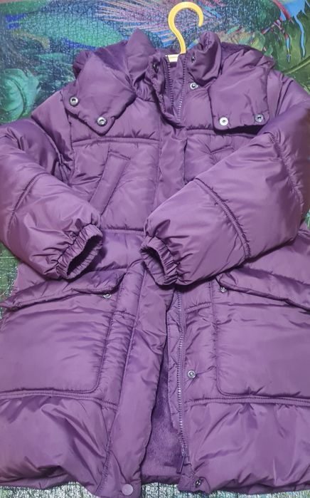 Зимове пальто пуховик куртка на дівчинку некст next