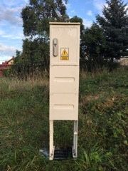 Skrzynka budowlana na prąd