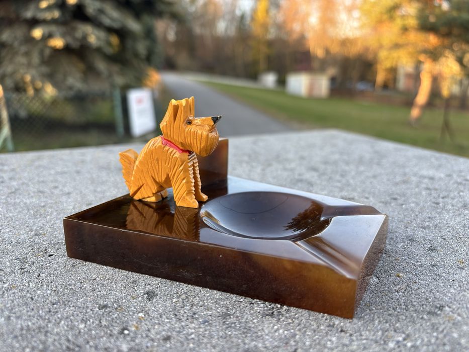 Popielniczka Bakelit Art Deco vintage design