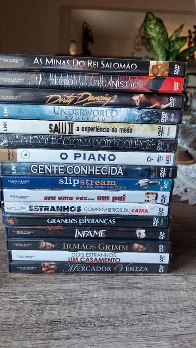 Dvds de vários filmes