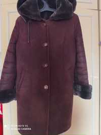 Дублянка жіноча натуральна зима пальто куртка