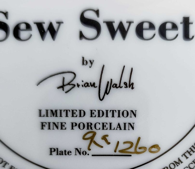 Prato de coleção com Gatos