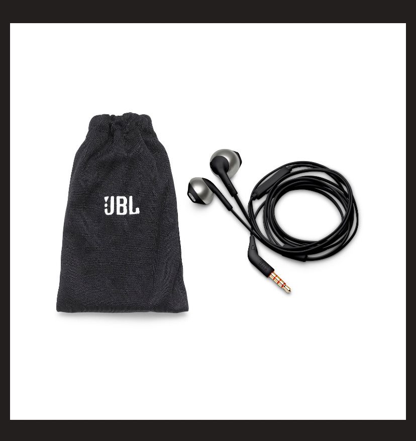 Наушники JBL Tune 205 black с микрофоном