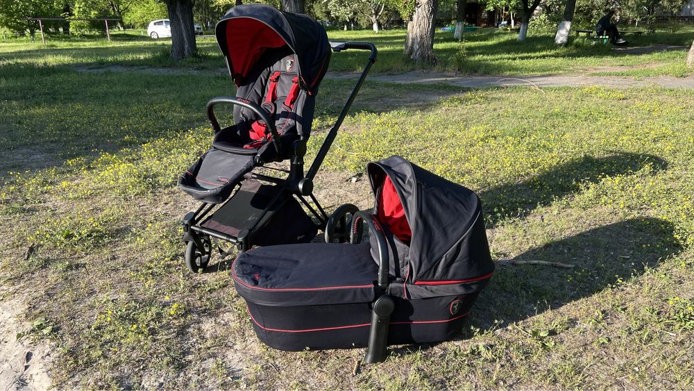 Коляска Cybex 2в 1 Priam Lux Ferrari Victory Black